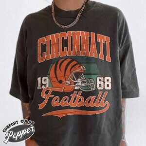 Cincinnati Football Classic-Inspired Look Comfort Colors T-Shirt 159